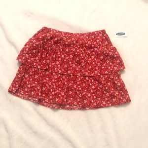 Pinkish/reddish floral skirt new w/ tags